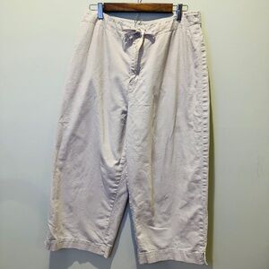 Lee Cream Chinos Relaxed Fit Cropped Length